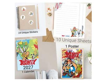 Asterix & Obelix Printable Bundle , Classic Cartoon Character Collection (Digital Download)