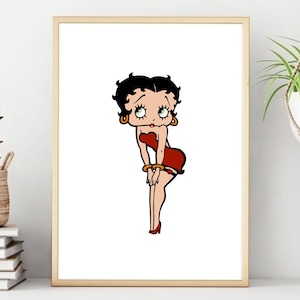 Betty boop poster - Etsy 日本
