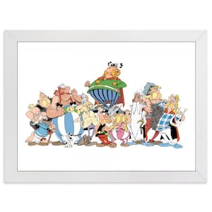 Asterix, Obelix & Dogmatix Poster/Print, Classic Comic/Cartoon Wall Print, Printable Wall Art, Instant Digital Download. Unique Gift.