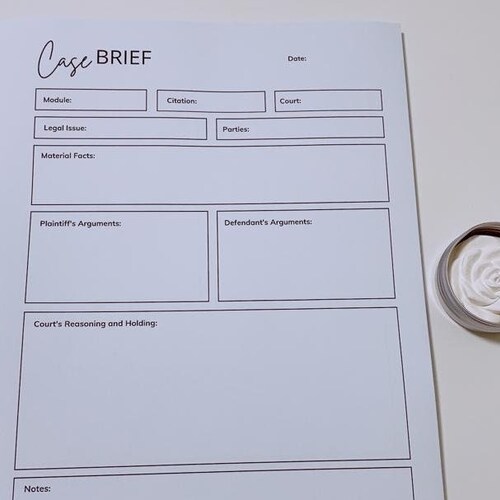 Law School Planner Comprehensive Bundle Legal Case Brief - Etsy