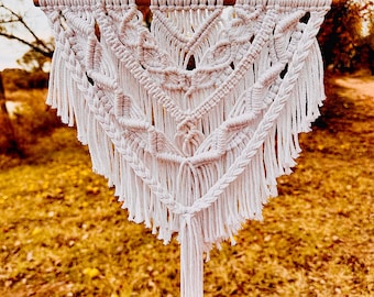 Macrame Pattern | 'Forest Fae' | Written PDF with photos by BerryandClove | Beginner Digital Macrame Wall Hanging Pattern | Instant download