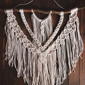 Macrame Kit KIT for Large Macrame Wall Hanging Macrame DIY Macrame Patterns Beginner Macrame Kit image 3