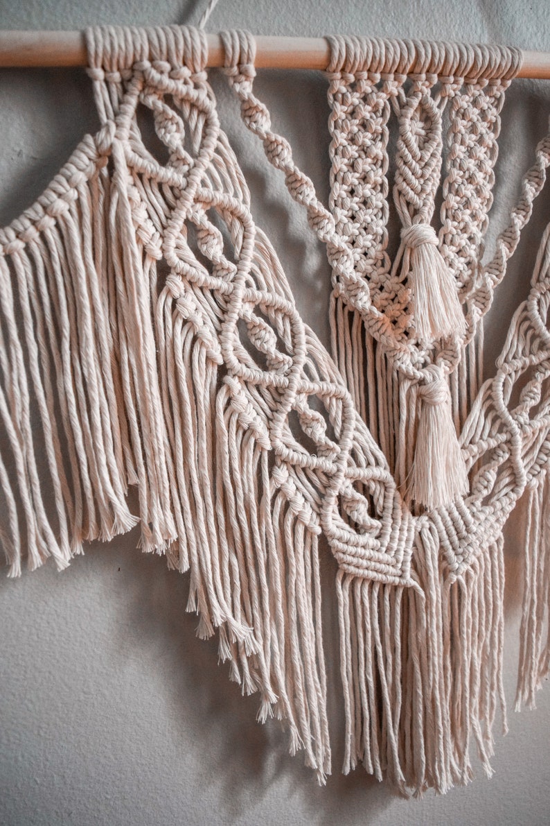 Macrame Pattern From the Heart Written PDF with photos Etsy
