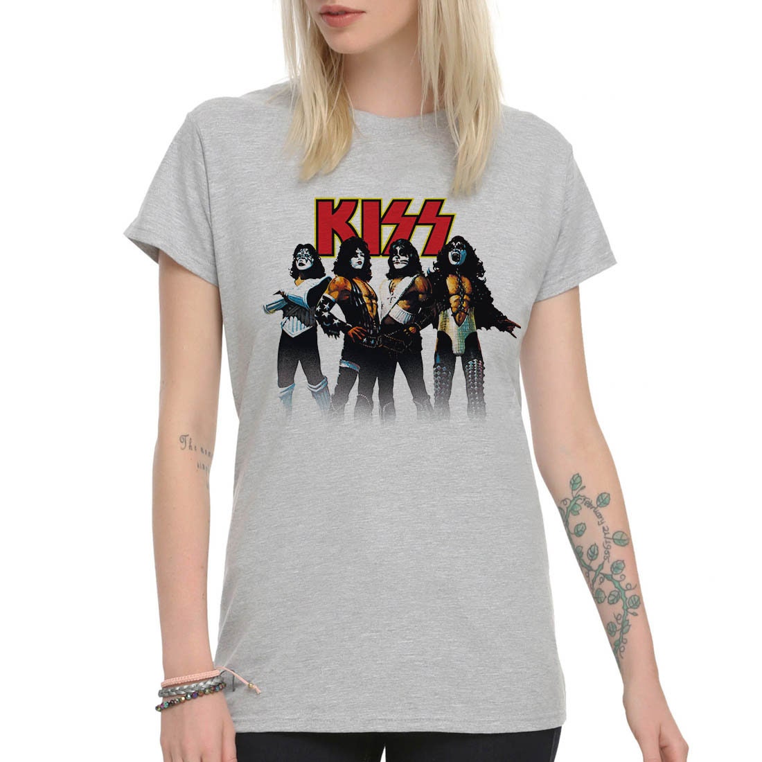 Kiss Band Graphic TShirt Premium Cotton Tee Men