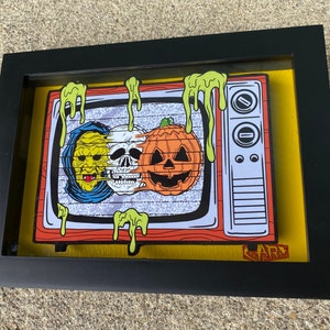 Halloween III Season of the Witch 3d wall art 6x8 Michael Myers