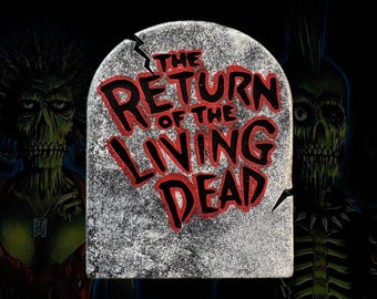 Return of the Living dead tombstone movie cover magnet