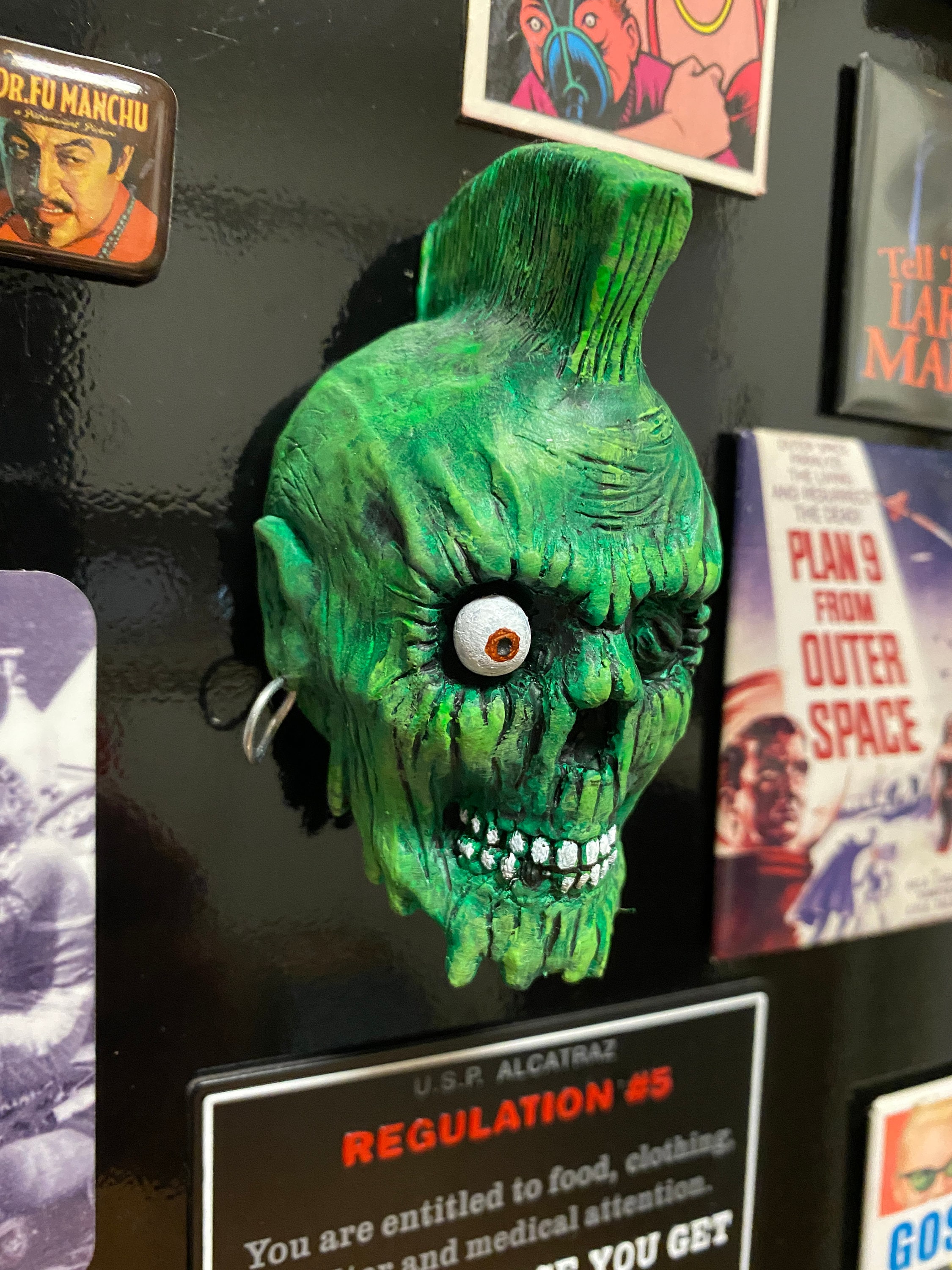 Return of the Living Dead Mohawk Zombie Resin Magnet VHS - Etsy Return of the Living Dead Mohawk Zombie Resin Magnet VHS - Etsy
