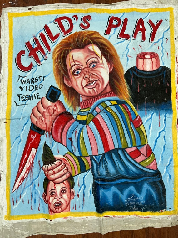 Chucky Child's Play Ghana Movie Poster Painting Original - Etsy