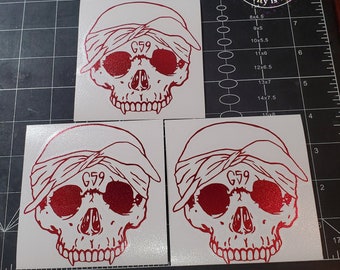Skull G59 Decal | Suicide boys Decal | Skull | G 59 | CUSTOM SIZES