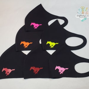 Mustang Face Mask | Mustang | Pony | Customized
