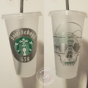 Skull G59 Starbucks Cup | Venti Cold Cup | Suicide boys | Skull | G 59 | CUSTOM CUP