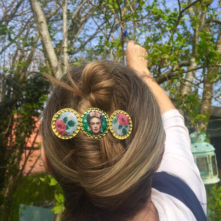 Frida Kahlo hair barrette