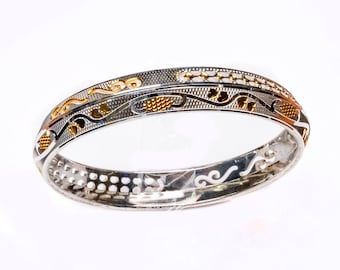 Khalsa Sikh Kada | 999 Pure Silver Bracelet | Handmade Punjabi Kara | Spiritual Gift for Men | Made in USA
