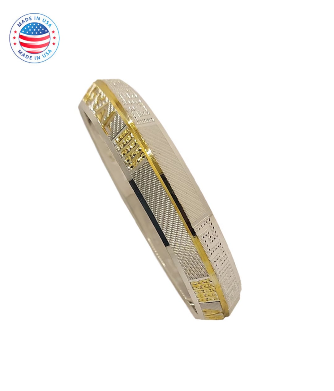 Custom 999 Pure Silver Sikh Kara | Personalized Punjabi Kada for