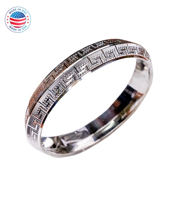 Punjabi Kara | 999 Pure Silver Sikh Khalsa | Handmade Kada | Made