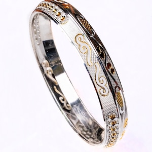 Handmade 925 Sterling Silver Sikh Khalsa Kara | Traditional Punjabi Kada Bracelet/Bangle with Brilliant Finish | Customizable Design