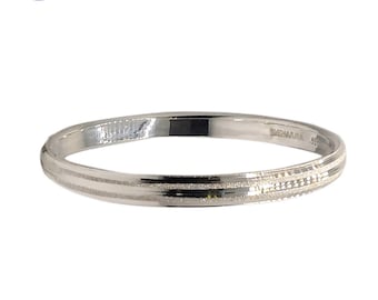 999 Pure Silver Sikh Kada | Men's Silver Bracelet | Handmade