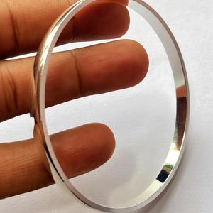 Sterling Silver Punjabi Kada - Sikh Bracelet - Strength Symbol