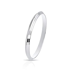 Sikh/Punjabi Kada | 999 Sterling Silver Bracelet | Custom Handmade Kara Cuff for Men & Women | Original Silver | Made in USA