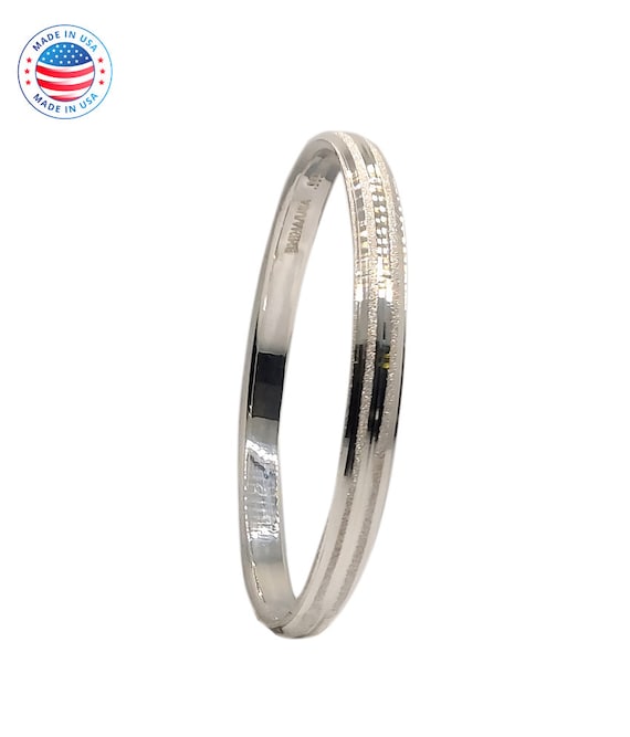999 Pure Silver Sikh Kada | Men's Silver Bracelet | Handmade