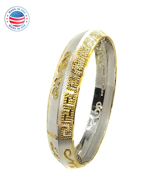 Handmade Sterling Silver Sikh Khalsa Kara: Punjabi Kada Bangle