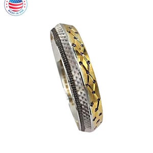 Traditional Punjabi Kada Bracelet/Bangle with Brilliant Finish | Handmade 925 Sterling Silver Sikh Khalsa Kara