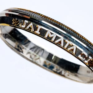 Handmade 925 Sterling Silver Sikh Khalsa Kara | Custom Punjabi Kada Bracelet | Personalized Silver Bangle for Men and Women