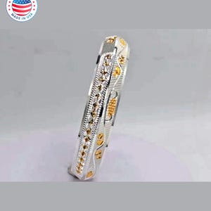 Personalized Ek Onkar Khanda Sikh Kada: 999 Sterling Silver ...