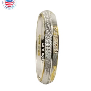 Custom Handmade 999 Sterling Silver Sikh Kara | Personalized Punjabi Kada Bracelet | Brilliant Finish | Made in USA