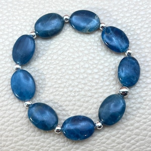 Natural Blue Apatite Bracelet: Clear Thinking, Creative Inspiration