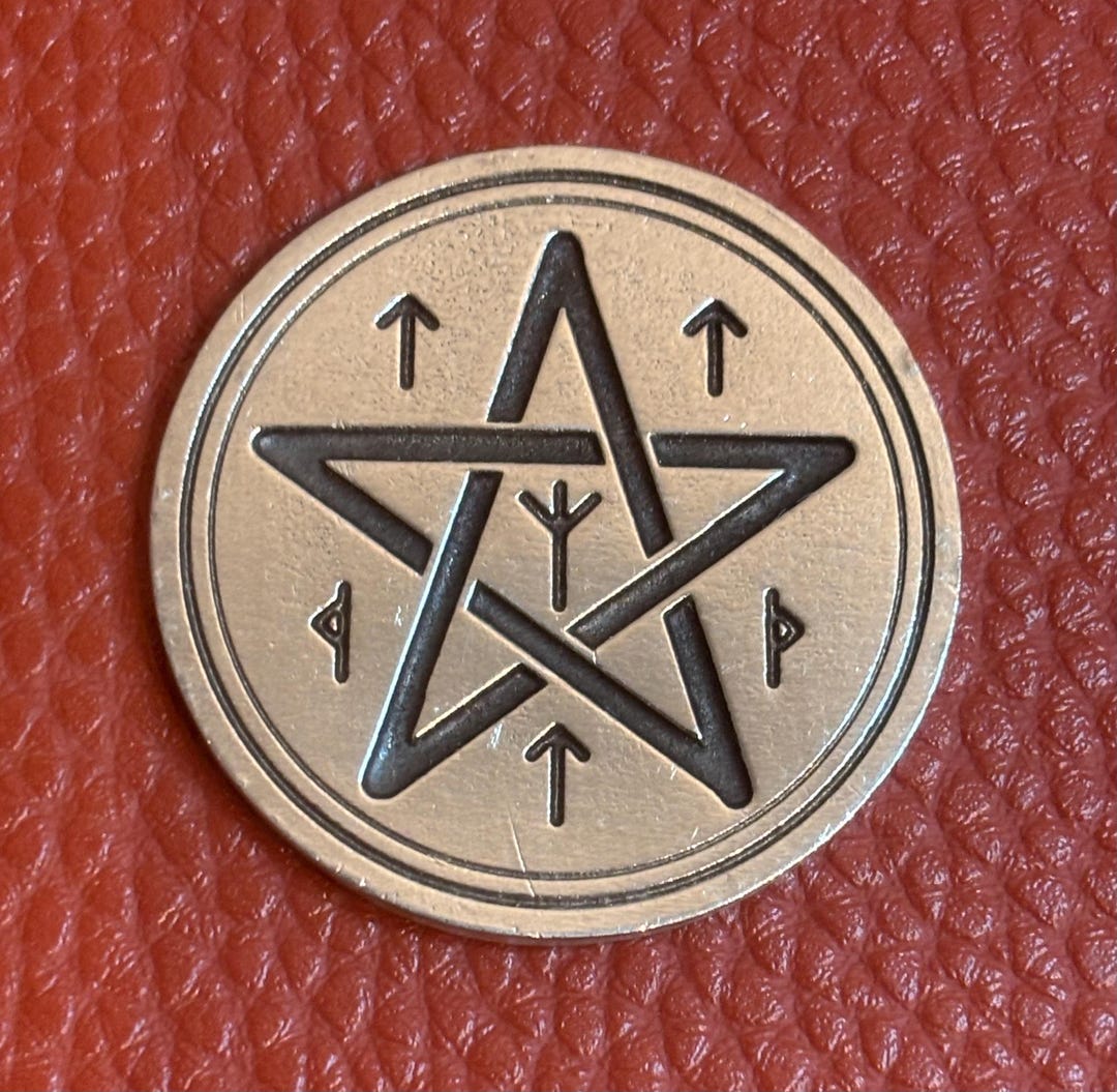 Spell Pocket Protection Spell Pocket Charm | Lead Free Pewter | Christopher Penczak ...