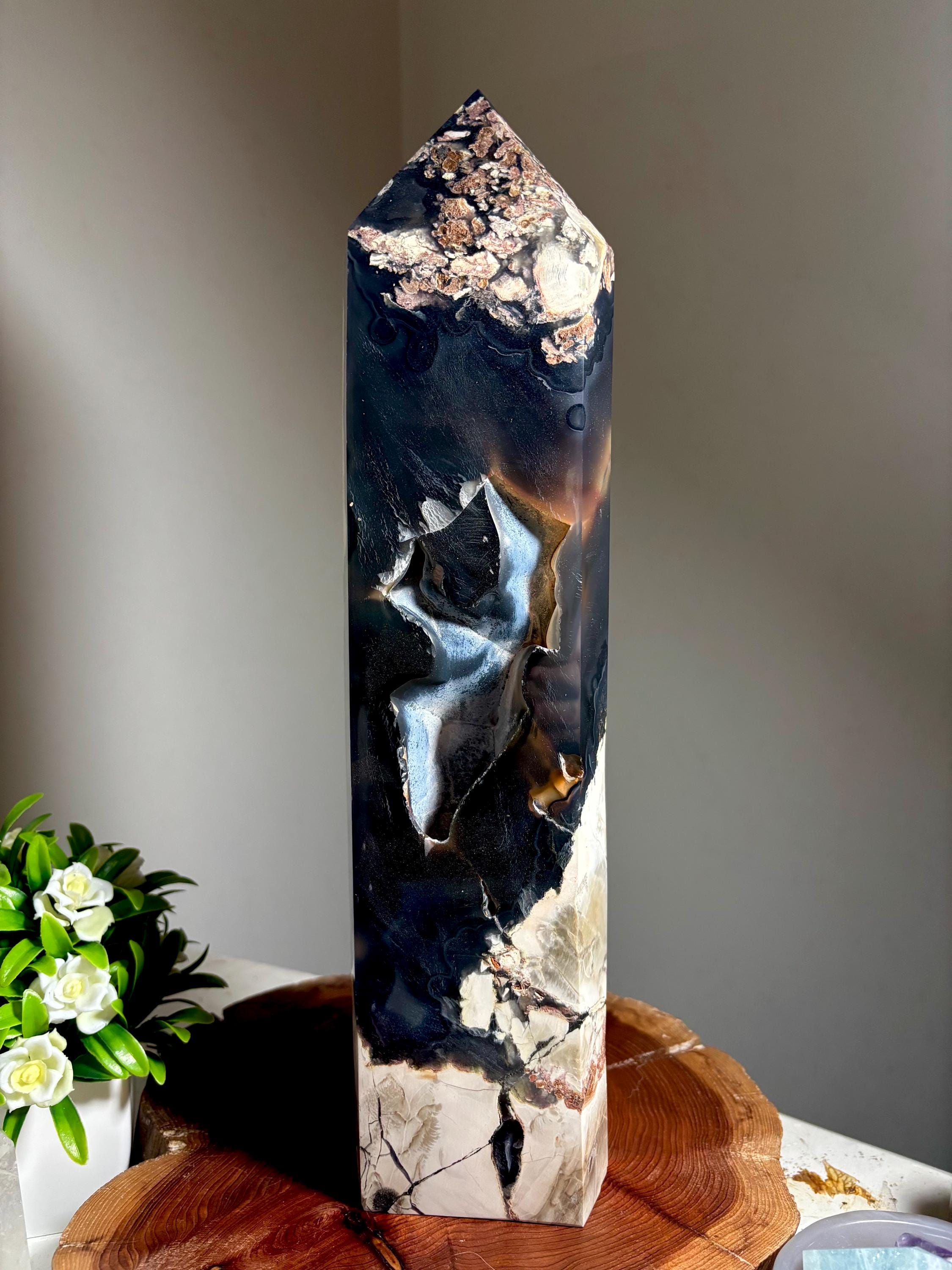 Volcano Agate Tower - Etsy