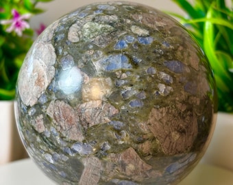 Que Sera Sphere | Galaxy Rhyolite, "Stone of the Path", 2.8 Inch Diameter