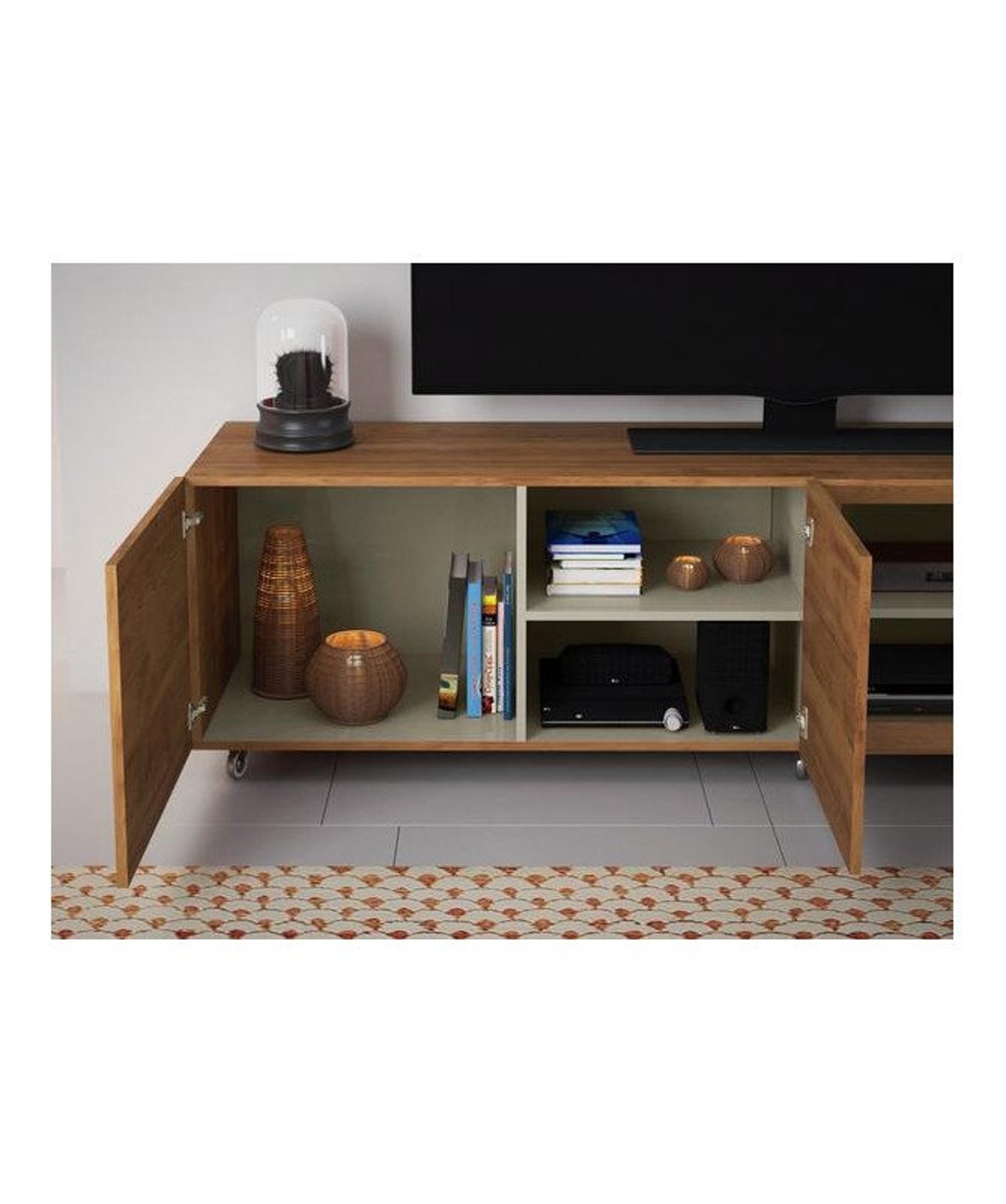 MDF Modern TV Stand Etsy
