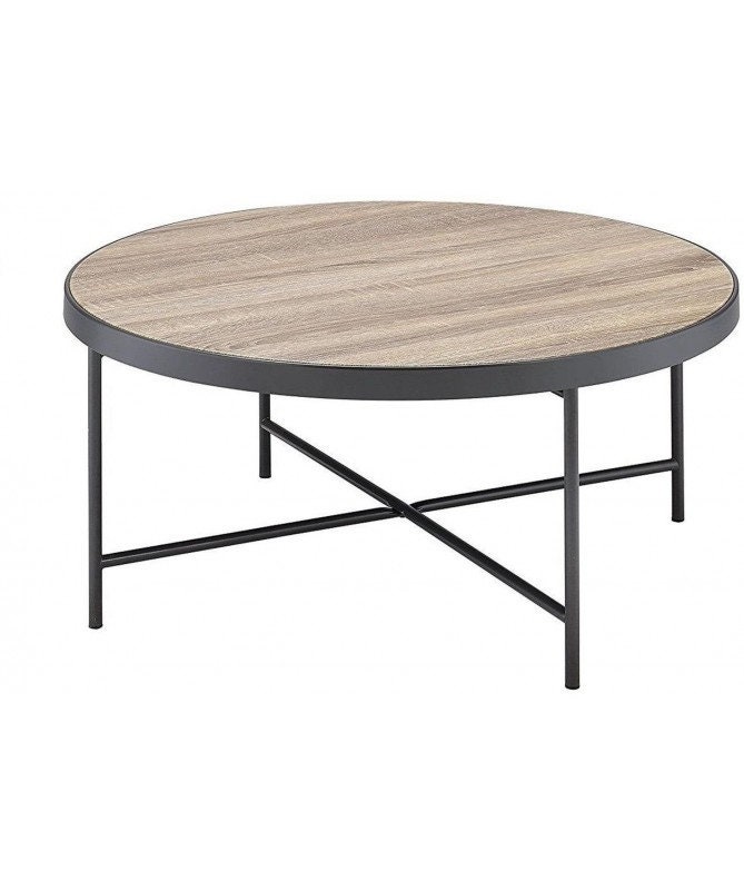 Weathered Gray Oak Coffee Table Etsy