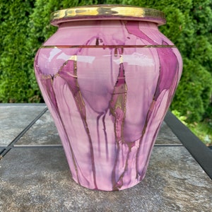 Ceramic Cremation Urn for Ashes Funeral Urns Handmade Urns Burial Urn Cremation Urns Handmade Ceramic Pet Urns Ancient Creations Pottery Urn