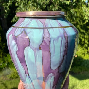 Ceramic Cremation Urn for Ashes Funeral Urns Handmade Urns Burial Urn Cremation Urns Handmade Ceramic Pet Urns Ancient Creations Pottery Urn