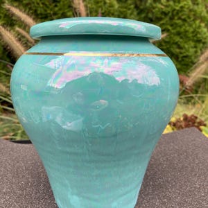 Ceramic Cremation Urn for Ashes Funeral Urns Handmade Urns Burial Urn Cremation Urns Handmade Ceramic Pet Urns Ancient Creations Pottery Urn