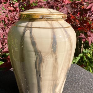Ceramic Cremation Urn for Ashes Funeral Urns Handmade Urns Burial Urn Cremation Urns Handmade Ceramic Pet Urns Ancient Creations Pottery Urn