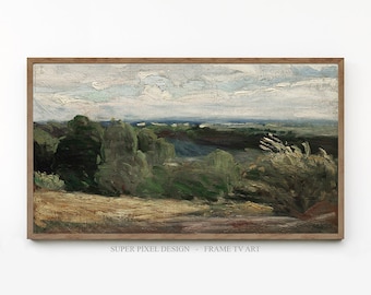 Samsung Frame TV Art | Vintage Frame TV Art | Vintage Landscape Painting | Oil Painting | Digital Download | Instant Download
