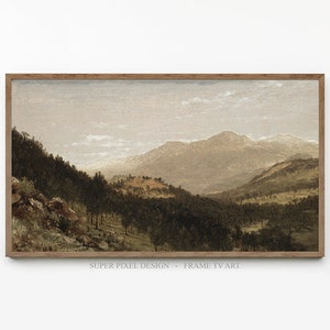 Samsung Frame TV Art | Landscape | Vintage Painting | Art for Samsung Frame TV | Digital Download | Instant Download