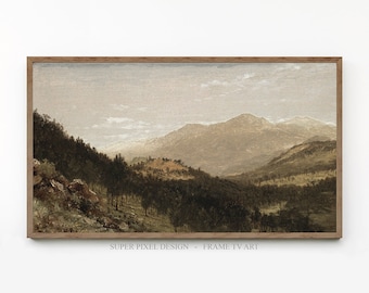 Samsung Frame TV Art | Landscape | Vintage Painting | Art for Samsung Frame TV | Digital Download | Instant Download