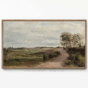 Samsung Frame TV Art | Landscape | Vintage Painting | Art for Samsung Frame TV | Digital Download | Instant Download