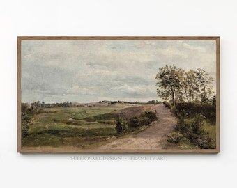 Samsung Frame TV Art | Landscape | Vintage Painting | Art for Samsung Frame TV | Digital Download | Instant Download