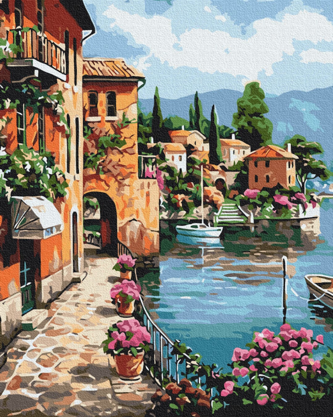 Seaside Paint by Number Kit Landscape Diy Painting Kit Sea Painting on ...