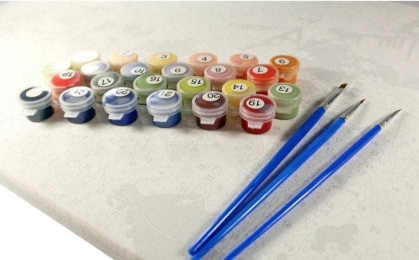 Seaside Paint by Number Kit Ships Diy Painting Kit Landscape Painting ...