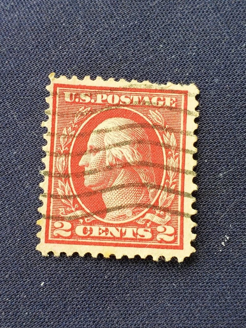 Rare 2 cents george washington stamp new lower price. | Etsy