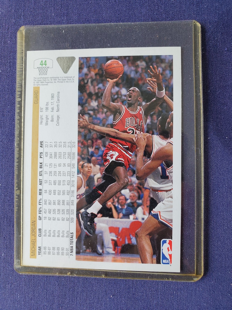 Michael jordan upper deck 91/92 Etsy