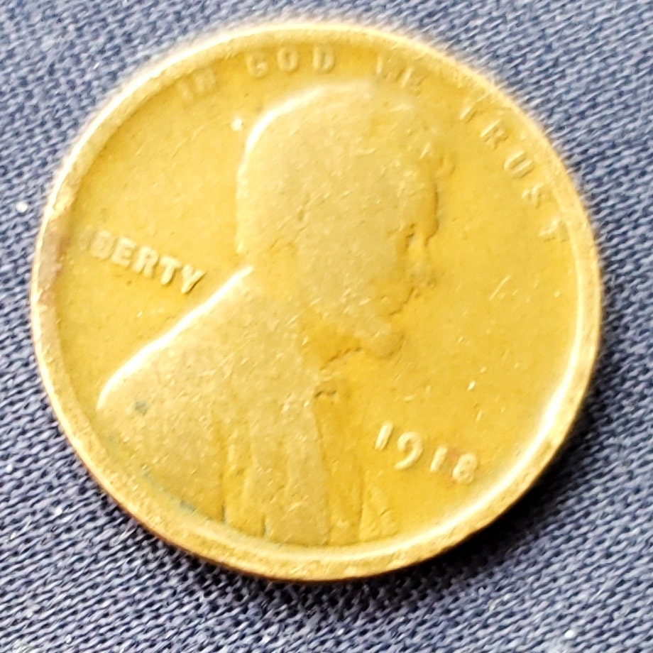 Rare 1917 Wheat Penny Error Coin No L in Liberty Etsy