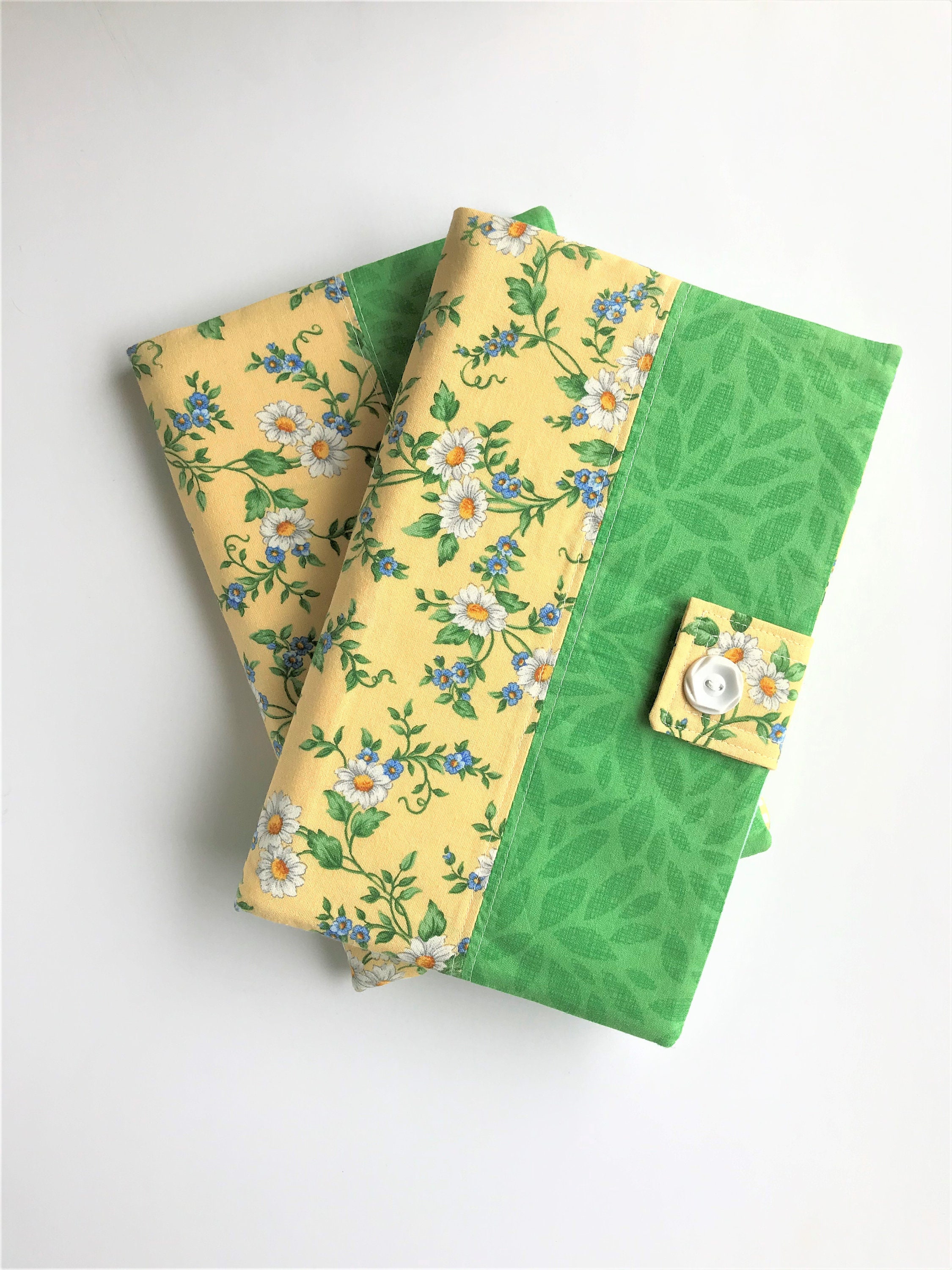 Fabric Portfolio Notebook with Pockets Pad and Pen/Grocery Etsy